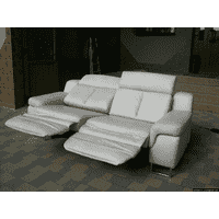 Новий шкіряний диван з функцією релакс (5059)