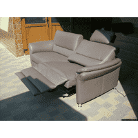 Новий шкіряний диван з функцією релакс (5567)