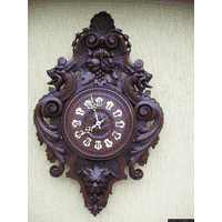 Антикварний настінний годинник (4936)