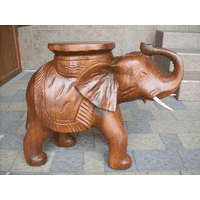 Слон-статуетка деревяна (3964)