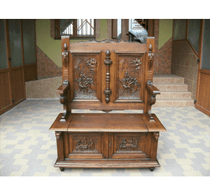 Антикварний деревяний бомбетель Mechelense (6366)