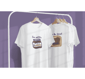 Парні футболки для закоханих   "Нутела"
