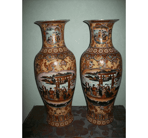 Пара інтерєрних ваз. Фарфор. Китай. (6230)
