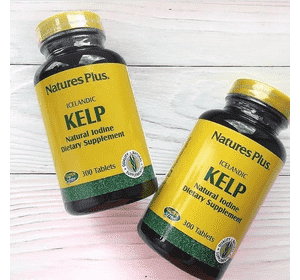 Nature's Plus, Icelandic Kelp, 300 таблеток Келп Морські водорослі