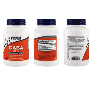 Now Foods, GABA (габа)  ГАМК, 500 мг, 100 рослинних капсул