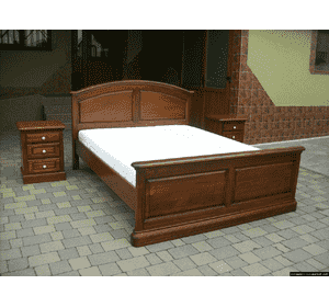 Ліжко + 2 тумбочки + матрас (4895)