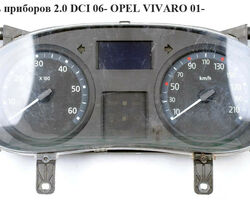 Панель приборов 2.0 DCI 06- OPEL VIVARO 01- (ОПЕЛЬ ВИВАРО) (8200283194, 8200283194C, 8200283194E, 8200283194D)