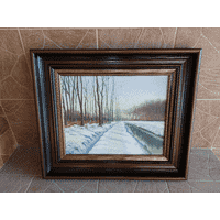 Картина мальована Зима (4256). Дніпро