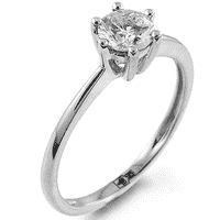 Заручальний перстень срібний купити