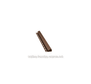 Планка j профіль коричневий, графіт 3,8 м для софіту Аско (софит аско)