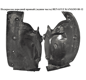 Подкрылок передний правый (задняя часть)   RENAULT KANGOO 08-12 (РЕНО КАНГО) (8200436720)