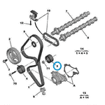 Паразитный ролик ремня ГРМ Citroen Berlingo M49 (1996-2003) 1.6HDI 083049,083048,96415393,9400830489,9641539380,VKM23140,GE359.23 - LvivMarket.net, Фото 1