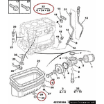 Поддон масляный Fiat Ducato 230 (1994-2002) - 2.5/2.8 500323326, 98488626,FT49356,LS857,5002562800,70-31747-00,FE15228, V24-0335 - LvivMarket.net, Фото 1