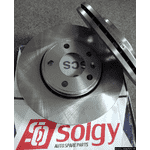 Тормозной диск вентилируемый передний Renault Trafic (2000-2014) 8200010519,7701206845,7711130077,C31097ABE,4414632,BG3768 - LvivMarket.net, Фото 2