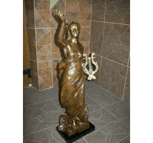 Бронзова статуетка Муза з лірою (5874)