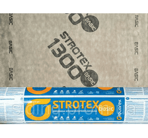 Strotex 1300 basic Стротекс. розмір 1,5 х 50 м (супердифузійна мембрана стротех strotex) Гідробарєр, Паробарєр