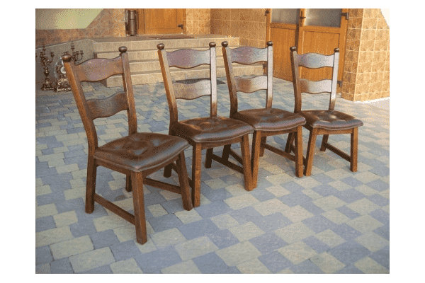 Комплект деревяних стільців (2985) - LvivMarket.net