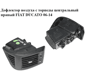 Дефлектор воздуха с торпеды  центральный правый FIAT DUCATO 06-14 (ФИАТ ДУКАТО) (385800, 385801, ST4358-1)