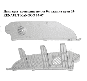 Накладка  крепление полки багажника прав 03- RENAULT KANGOO 97-07 (РЕНО КАНГО) (7700307179)