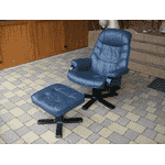 Шкіряне крісло,відпочинкове + пуфік (2673).ДНІПРО - LvivMarket.net, Фото 4