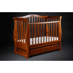 Дитяче ліжечко-диванчик з різьбленням горіх - ЛьвівМаркет, Фото 2 Дитяче ліжечко-диванчик з різьбленням горіх - LvivMarket.net, Фото 2