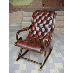 Шкіряне крісло- качалка Chesterfield (5871). ДНІПРО - LvivMarket.net, Фото 3