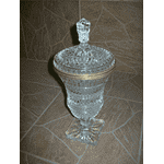 Кришталева ваза- цукерниця з кришкою (5905) - LvivMarket.net, Фото 1