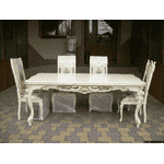 Стіл столовий, розкладний + 8 стільців (новий) (4402) - LvivMarket.net, Фото 1
