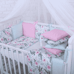 Комплект Маленька Соня Baby Design Premium Flowers з балдахіном - ЛьвівМаркет, Фото 3 Комплект Маленька Соня Baby Design Premium Flowers з балдахіном - LvivMarket.net, Фото 3