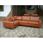 Новий шкіряний кутовий диван, розкладний (4410).ДНІПРО - LvivMarket.net, Фото 1