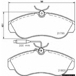 Тормозные колодки передние R16 Фиат Дукато / Fiat Ducato 230 (1994-2002) 4251 18,04.0186,GP10.968,77362209 - LvivMarket.net, Фото 1