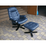 Шкіряне крісло,відпочинкове + пуфік (2673).ДНІПРО - LvivMarket.net, Фото 1