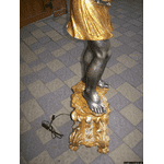 Деревяна статуя- лампа Мавр з факелом (5532). ДНІПРО - LvivMarket.net, Фото 19