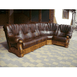 Шкіряний кутовий диван на дубовому каркасі (2144).ДНІПРО - LvivMarket.net, Фото 4