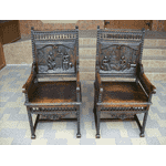 Пара антикварних крісел Bretonse (5911) - LvivMarket.net, Фото 62