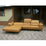 Новий шкіряний кутовий диван  HUKLA (6291) - LvivMarket.net, Фото 1