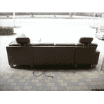 Новий шкіряний П-подібний диван, розкладний (4945). ДНІПРО - LvivMarket.net, Фото 5