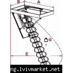 Горищні сходи Nozycowe FLEX TERMO 120x70 Oman (Ножицові Ножничні Оман) - ЛьвівМаркет, Фото 3 Горищні сходи Nozycowe FLEX TERMO 120x70 Oman (Ножицові Ножничні Оман) - LvivMarket.net, Фото 3