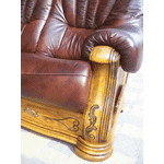 Шкіряний кутовий диван на дубовому каркасі (2144).ДНІПРО - LvivMarket.net, Фото 23