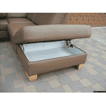 Новий шкіряний П-подібний диван, розкладний (4945). ДНІПРО - LvivMarket.net, Фото 33