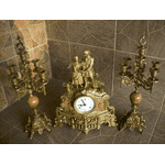 Камінний годинник з канделябрами (6313) - ЛьвівМаркет, Фото 4 Камінний годинник з канделябрами (6313) - LvivMarket.net, Фото 4