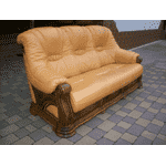 Шкіряний диван на дубовому каркасі (2640) - LvivMarket.net, Фото 3