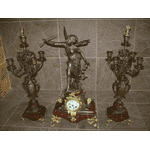 Камінний годинник з канделябрами (6127) - ЛьвівМаркет, Фото 1 Камінний годинник з канделябрами (6127) - LvivMarket.net, Фото 1