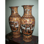 Пара інтерєрних ваз. Фарфор. Китай. (6230) - ЛьвівМаркет, Фото 2 Пара інтерєрних ваз. Фарфор. Китай. (6230) - LvivMarket.net, Фото 2