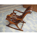 Шкіряне крісло- качалка Chesterfield (5871). ДНІПРО - LvivMarket.net, Фото 10