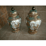 Пара інтерєрних ваз. Фарфор. Китай. (6017) - ЛьвівМаркет, Фото 7 Пара інтерєрних ваз. Фарфор. Китай. (6017) - LvivMarket.net, Фото 7