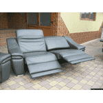 Новий шкіряний комплект меблів з функцією релакс (5054). ДНІПРО - LvivMarket.net, Фото 51