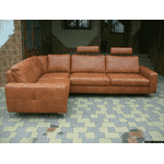 Новий шкіряний кутовий диван, розкладний (4410).ДНІПРО - LvivMarket.net, Фото 4