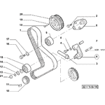Кронштейн крепления натяжного ролика ГРМ Opel Movano (1998-2003) 2.5D/2.8DTi 5001849692,500326852,FT44096,7701036718,082987 - ЛьвівМаркет, Фото 5 Кронштейн крепления натяжного ролика ГРМ Opel Movano (1998-2003) 2.5D/2.8DTi 5001849692,500326852,FT44096,7701036718,082987 - LvivMarket.net, Фото 5