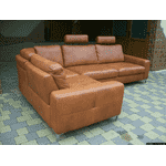 Новий шкіряний кутовий диван, розкладний (4410).ДНІПРО - LvivMarket.net, Фото 5